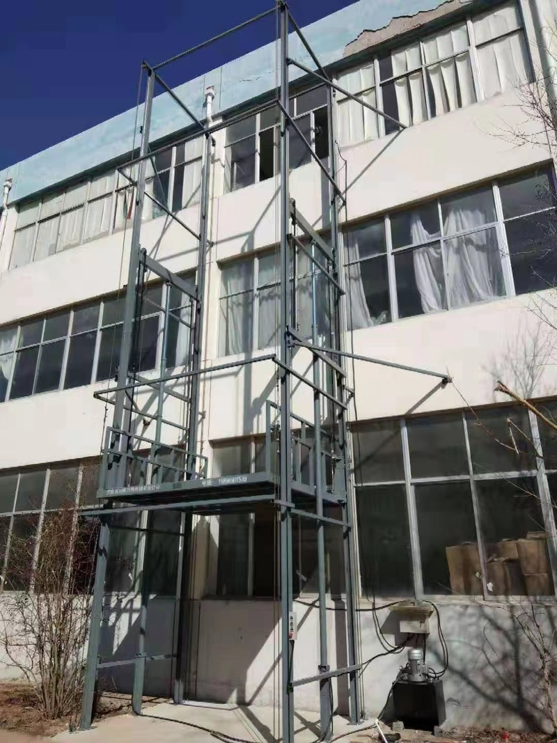 保定室外贴墙货梯